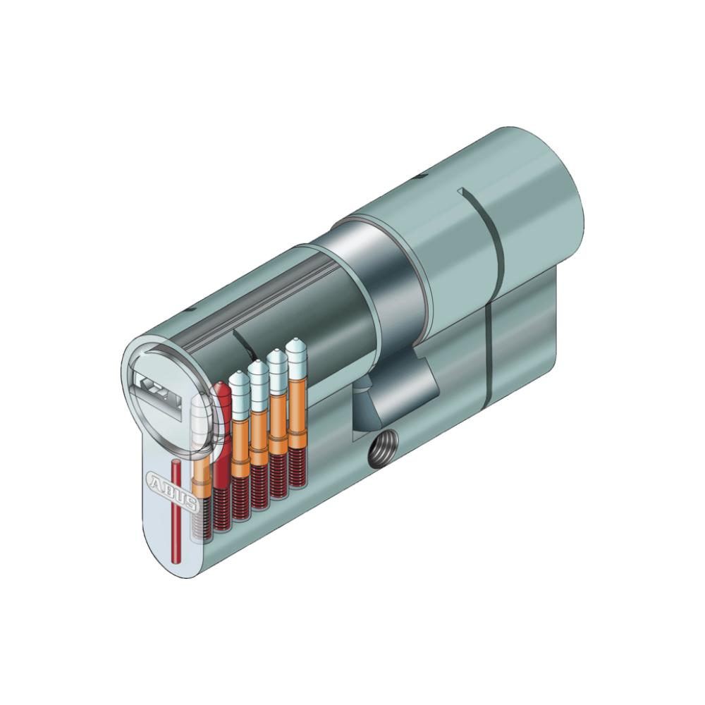 barillet pour serrure D6 schéma