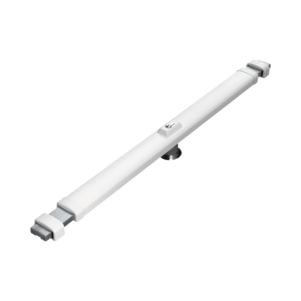 Barre anti effraction porte Abus PR2600 blanche