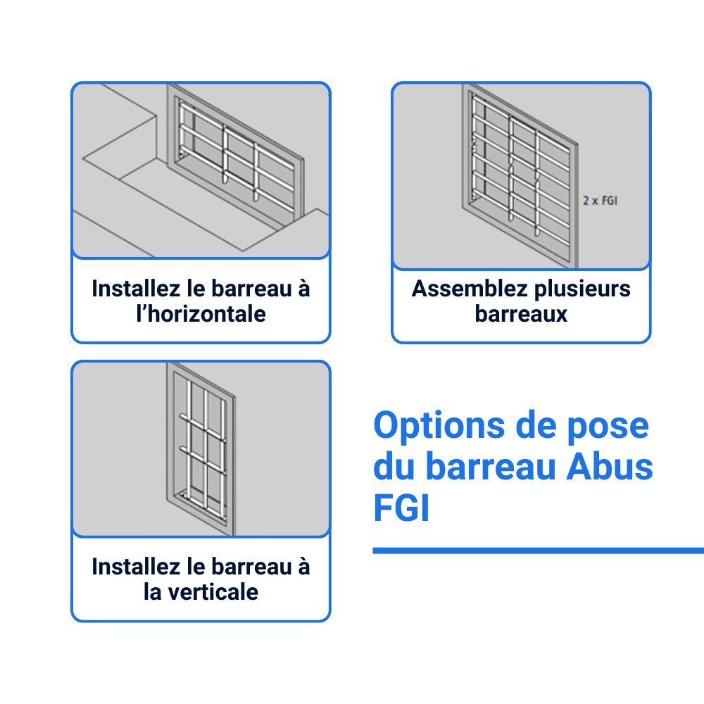 Barreau de fenêtre abus fgi pose