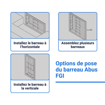 Barreau de fenêtre abus fgi pose