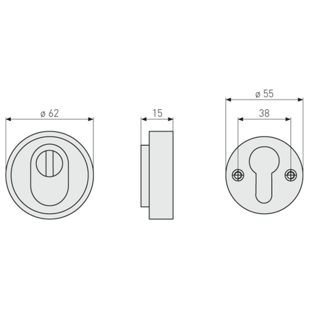 Cache cylindre Abus dimensions