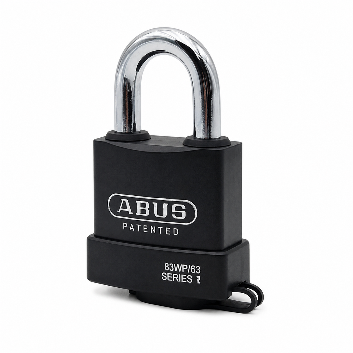 Cadenas ABUS 83WP/63 vue trois quarts sur fond blanc