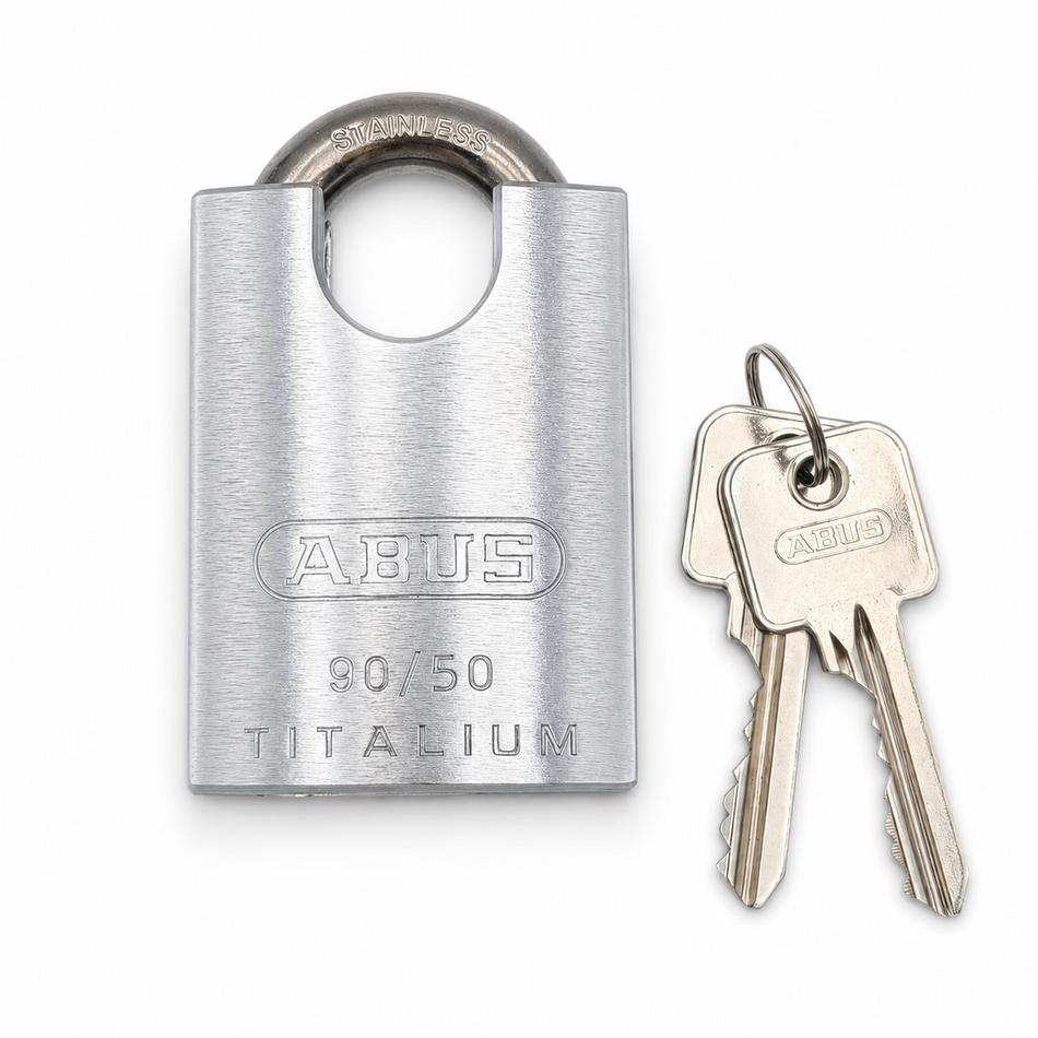 Cadenas ABUS 90RK/05 Titalium anse blindée anti coupe-boulon