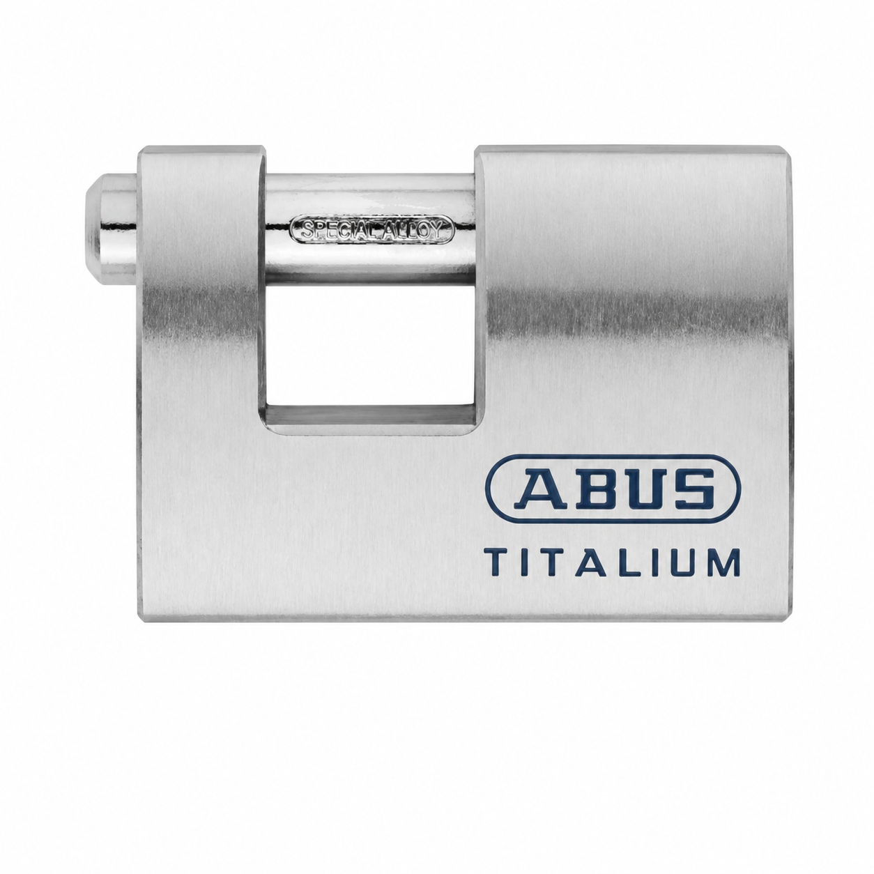 Cadenas ABUS 98TI Titalium vue de face sur fond blancCadenas ABUS 98TI Titalium vue de face sur fond blanc