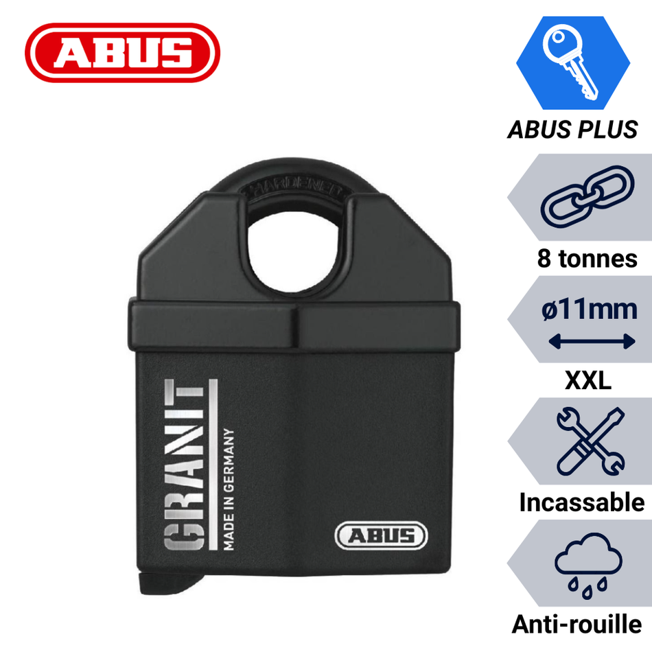 Cadenas massif haute sécurité ABUS Granit 37/60