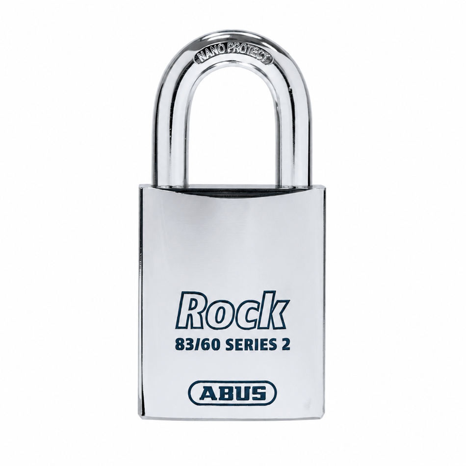Cadenas ABUS Rock 83/60-5 sans cylindre haute sécurité pour demi-cylindre