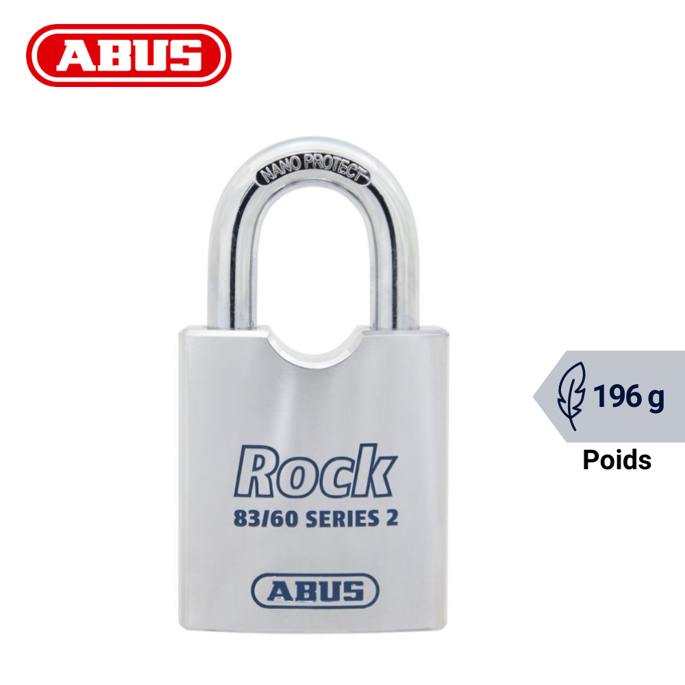 Cadenas ABUS Rock 83/60 Series 2 avec poids 196 g