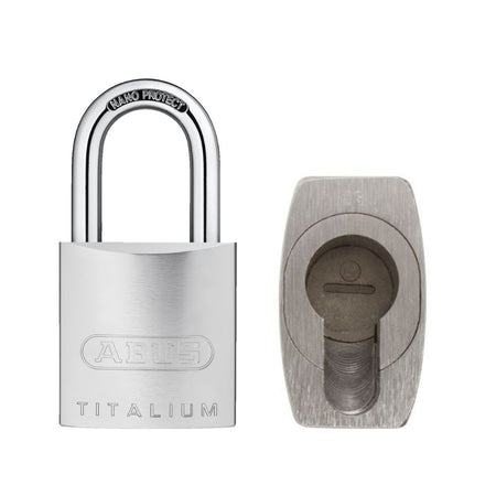 Cadenas demi cylindre Titalium 86TI vu de dessous