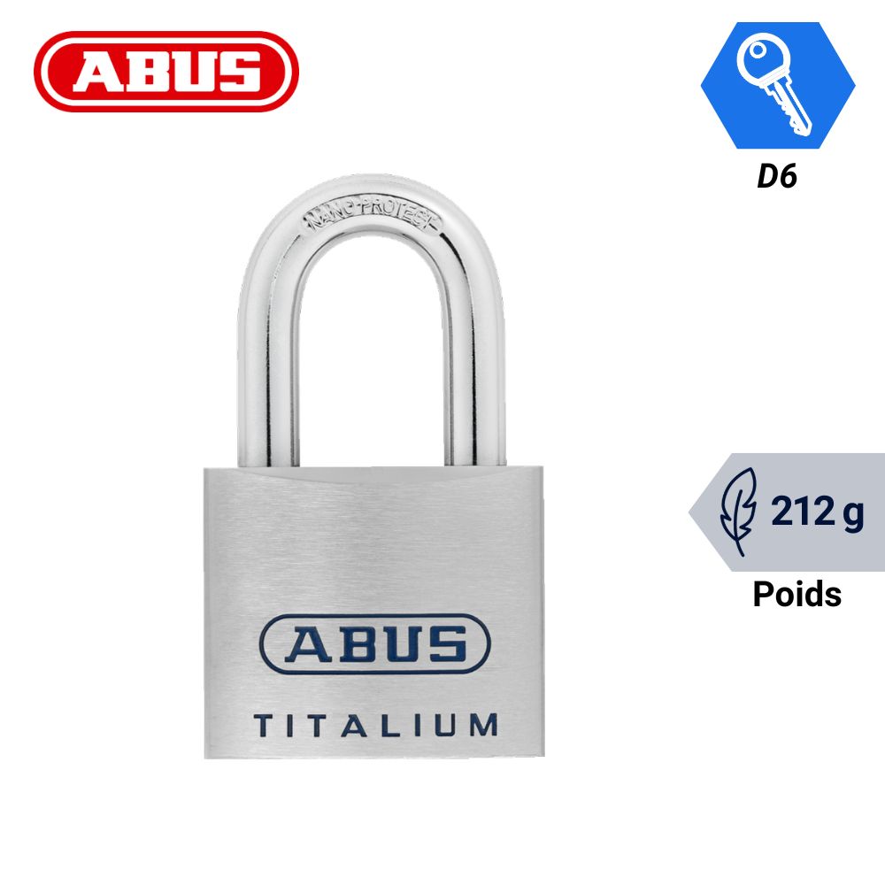Cadenas haute sécurité Abus Titalium 96TI
