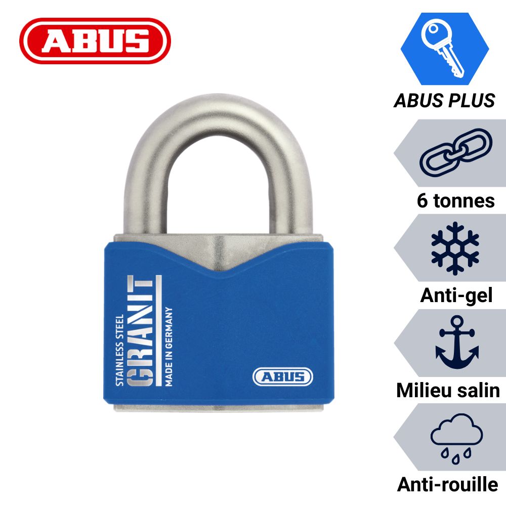 Cadenas très haute sécurité Abus Granit 37ST/55