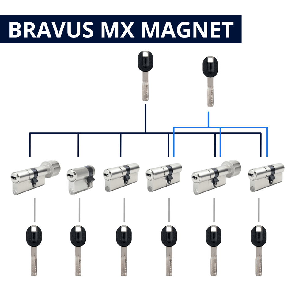 Cylindre organigramme Abus MX Magne