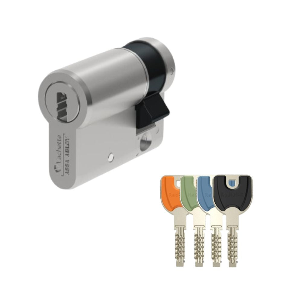 Demi cylindre serrure radial r a2p