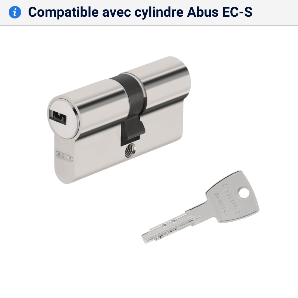 Double cle Abus EC-S compatible