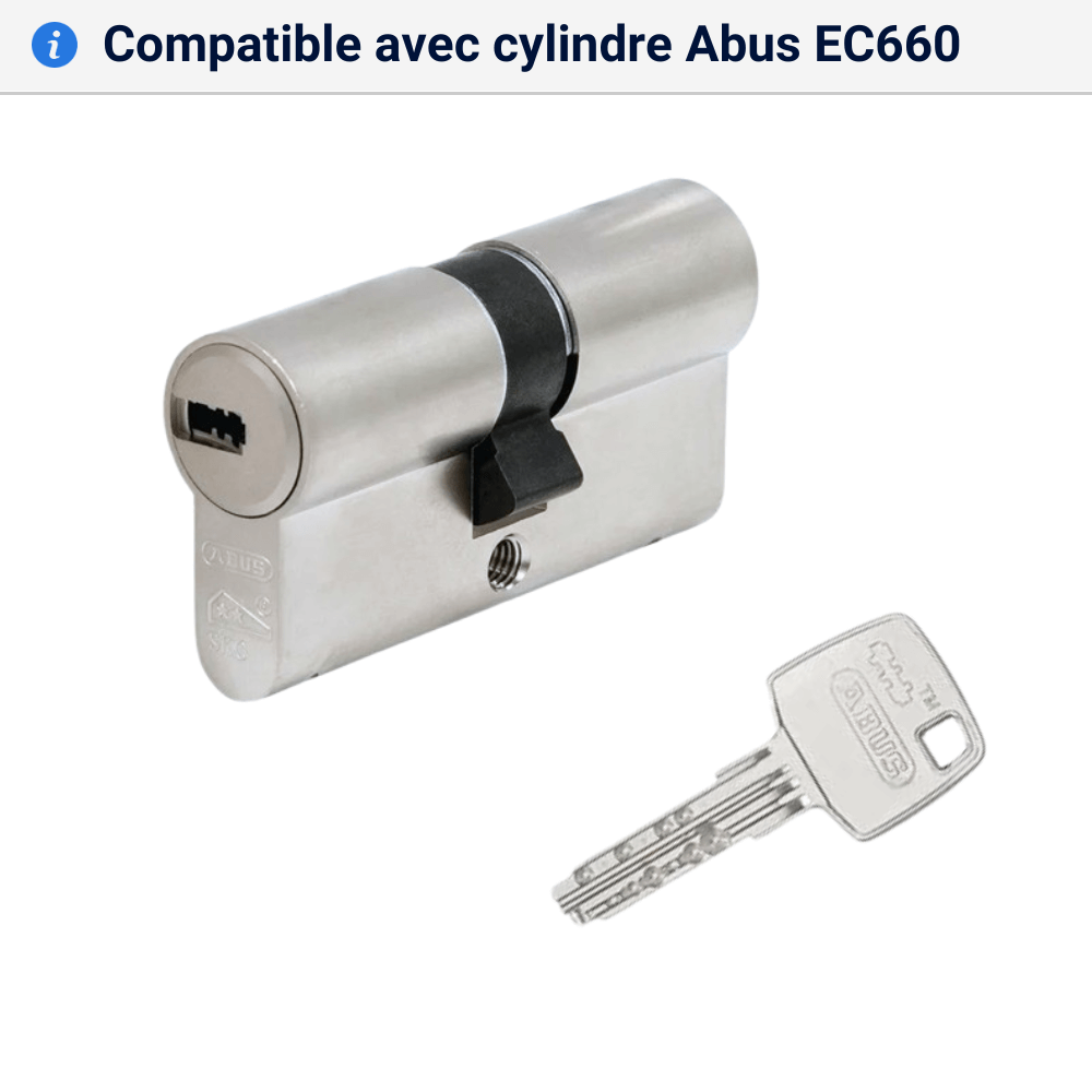 Double cle Abus EC660 compatible