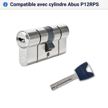 Double cle Abus P12RPS compatible