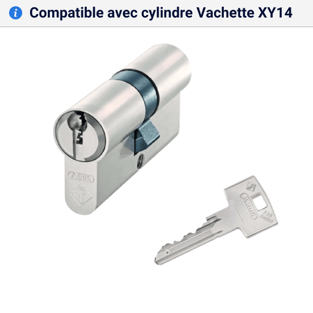 Double cle Abus XY14 compatible