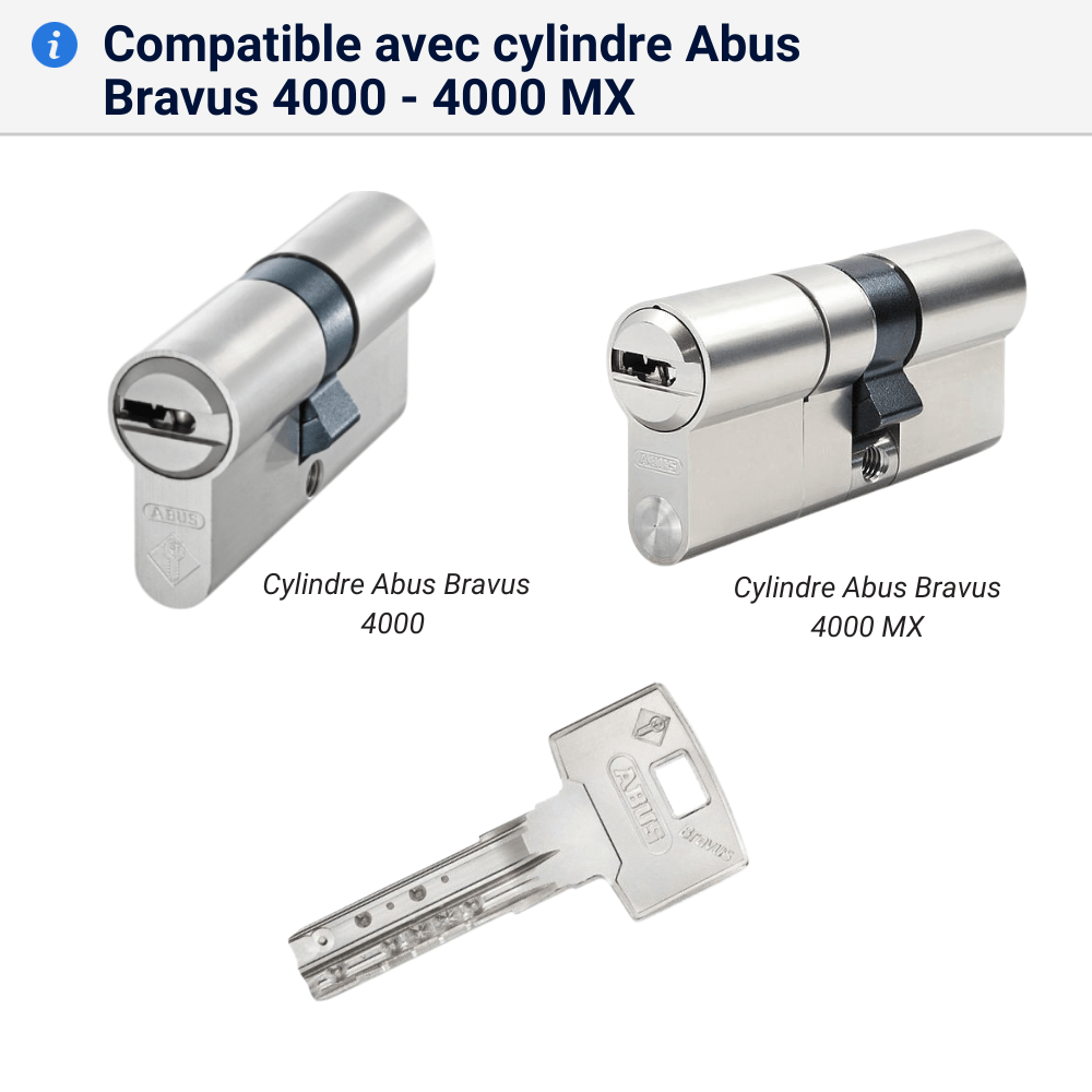 Double cle Bravus 4000 et 4000 MX compatible