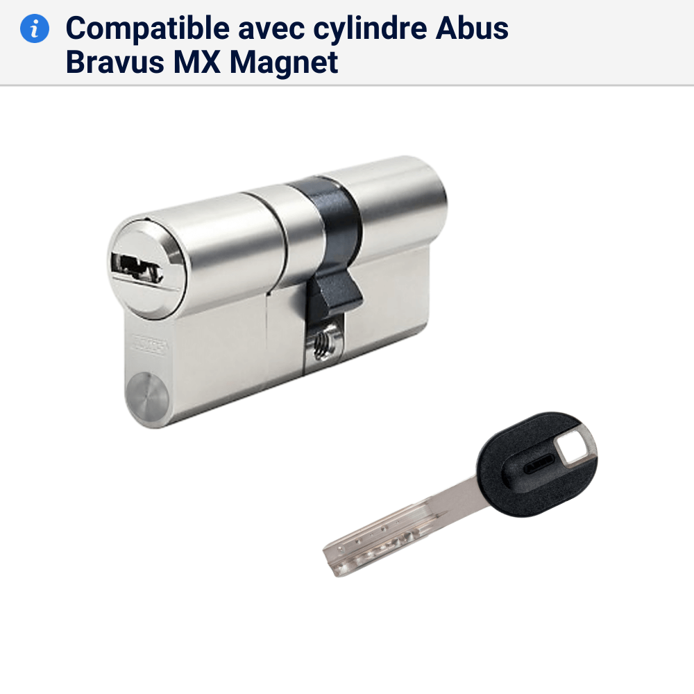 Double cle Bravus MX Magnet compatible