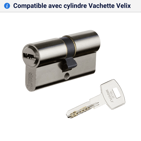 Double de clé Vachette compatible Velix
