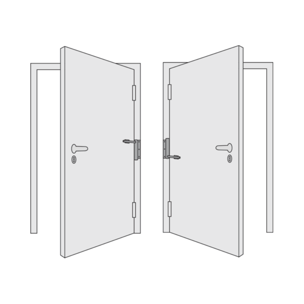 Ferme porte à tringle abus ts40al din