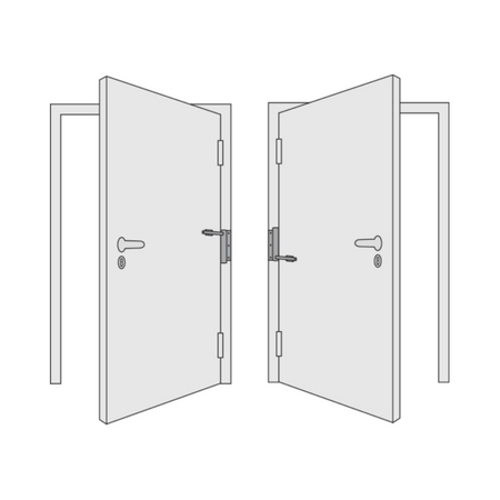 Ferme porte à tringle abus ts40al din