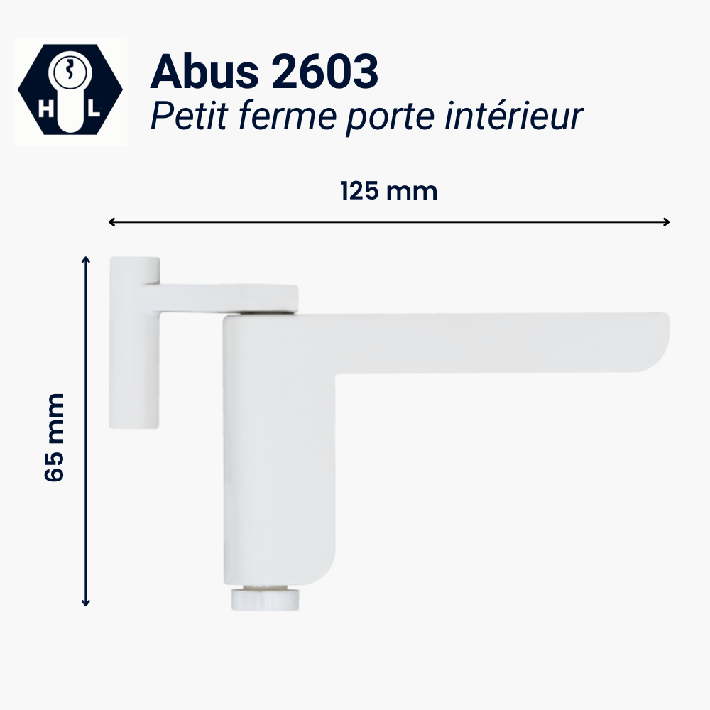 Ferme porte intérieur abus 2603 dimensions