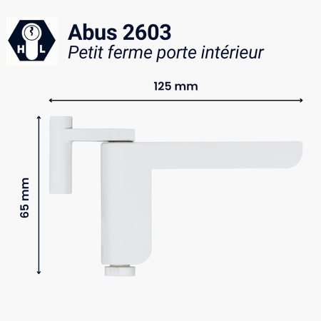 Ferme porte intérieur abus 2603 dimensions