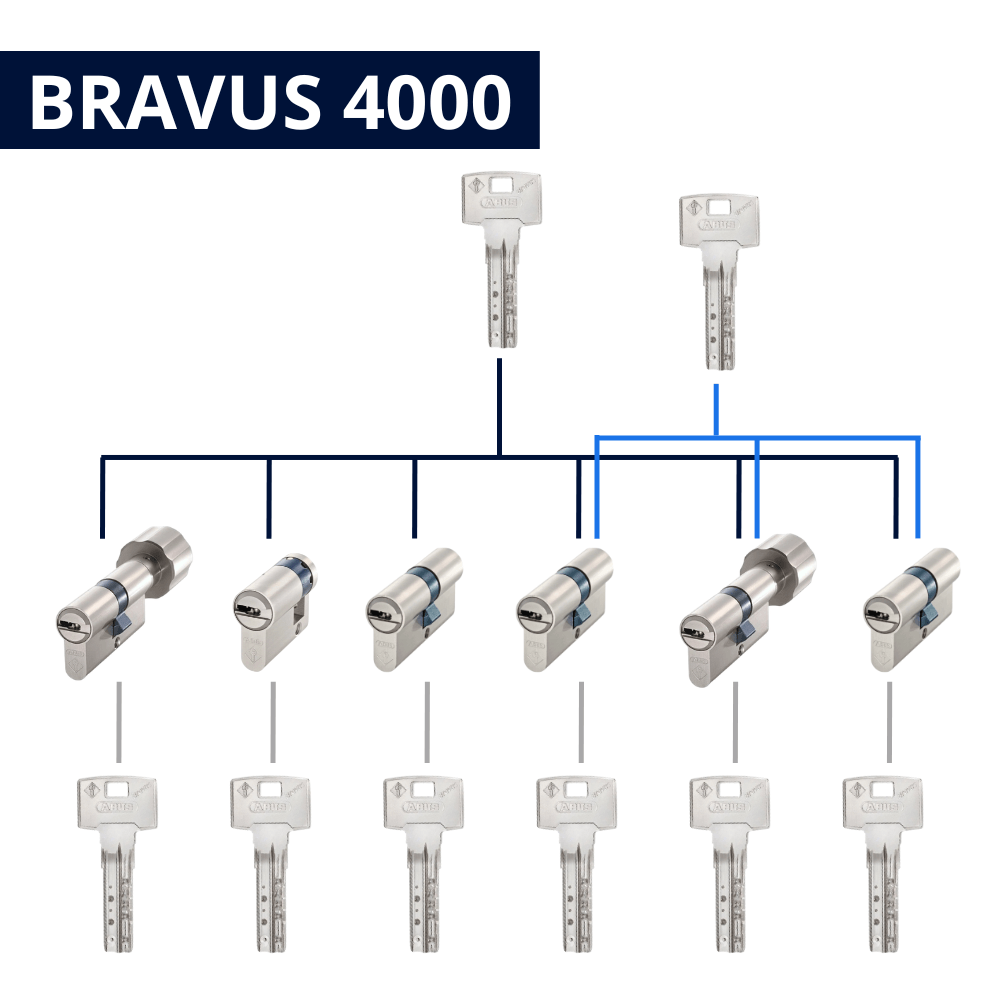 Organigramme porte Abus Bravus 4000