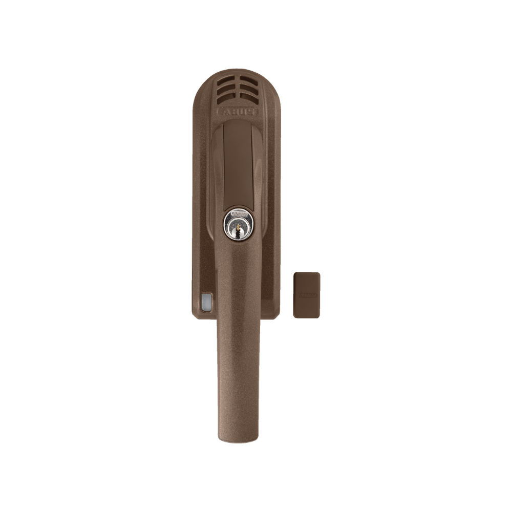 Poignee de fenetre de securite marron
