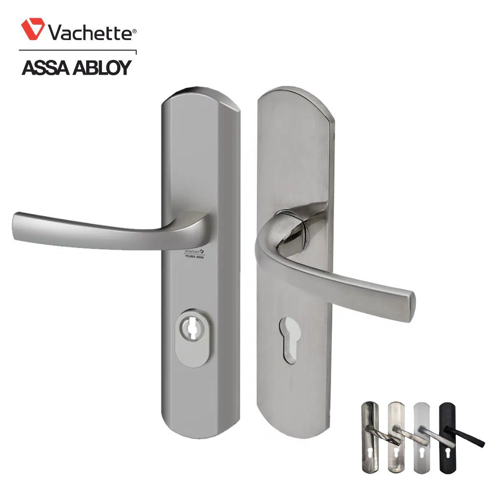Poignée de porte blindée MUZE double bequille entraxe 195 mm