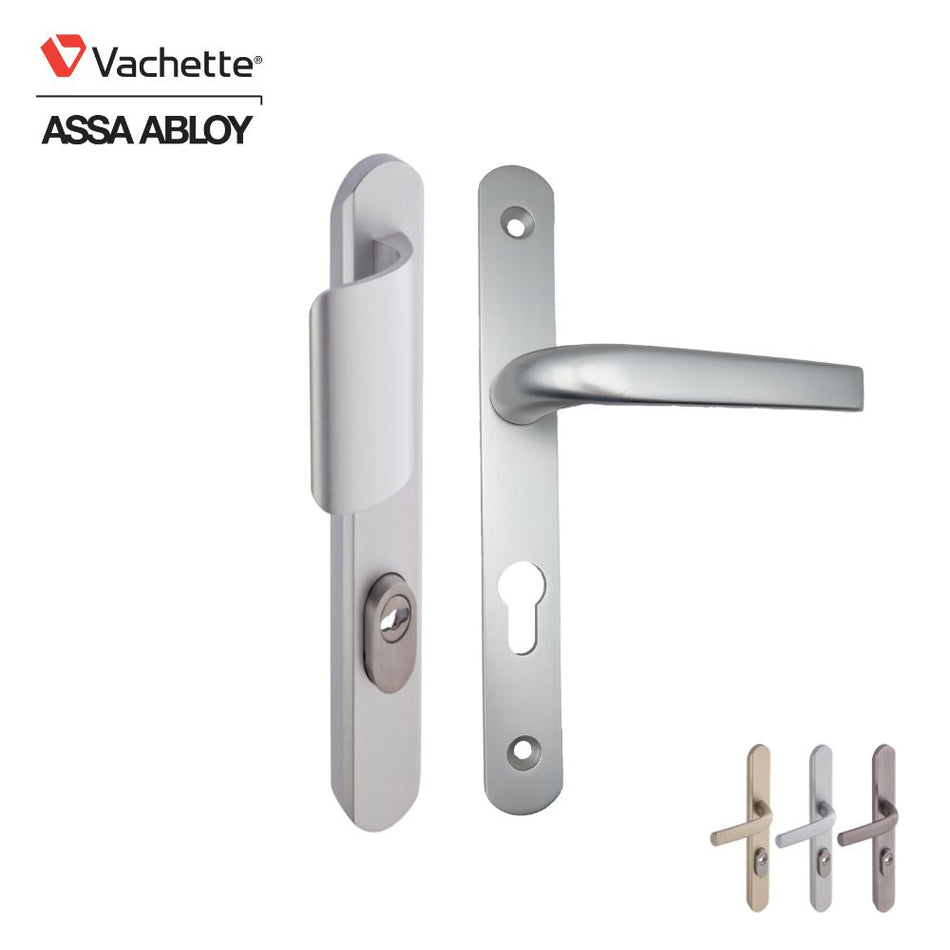 Poignée de porte palière blindée Secumax étroite