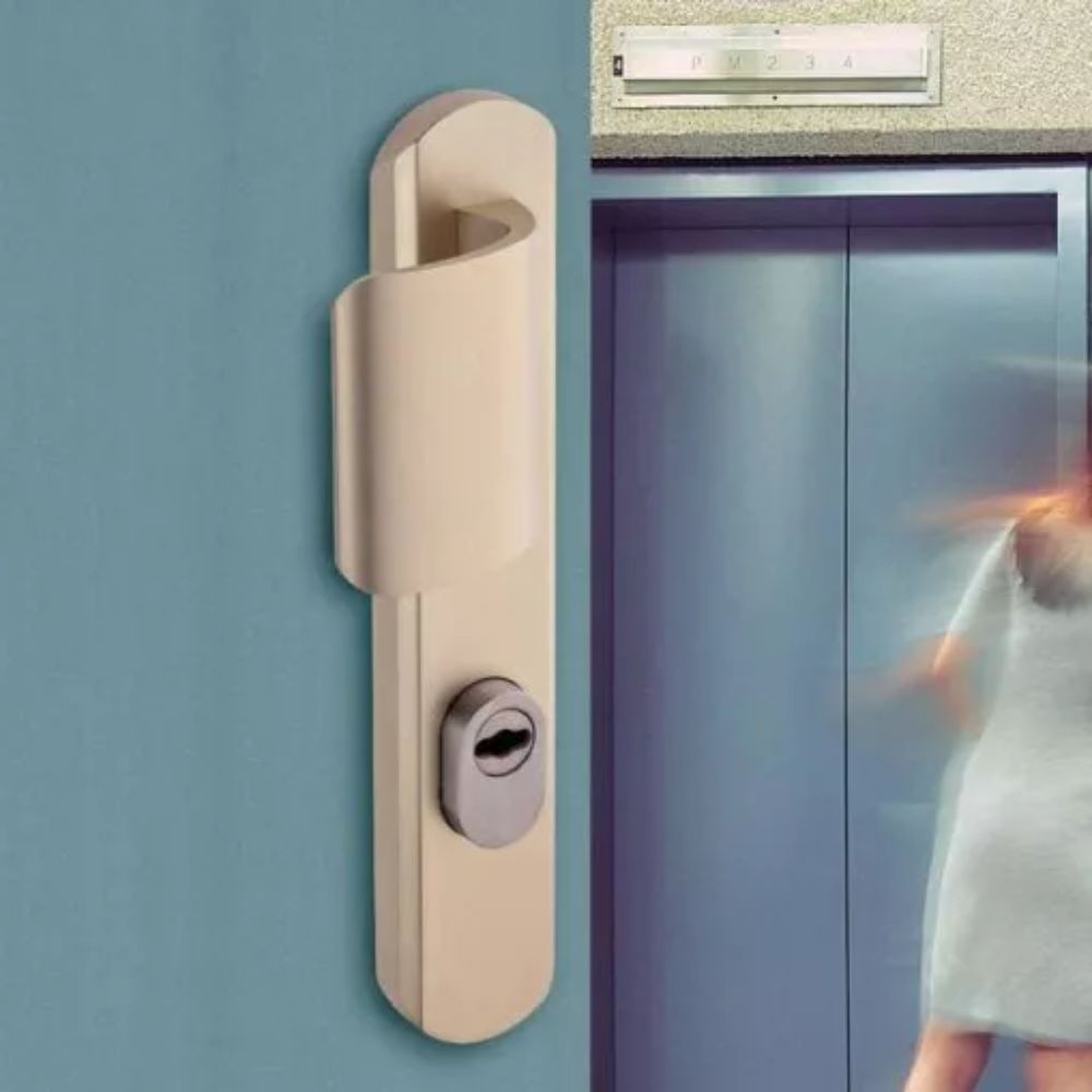 Poignée de porte palière secumax up vachette