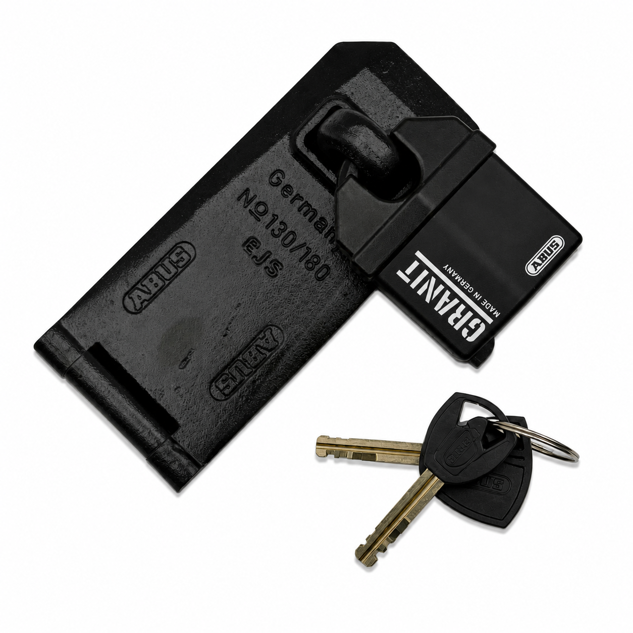 Porte-cadenas ABUS Granit avec cadenas haute sécurité et clés