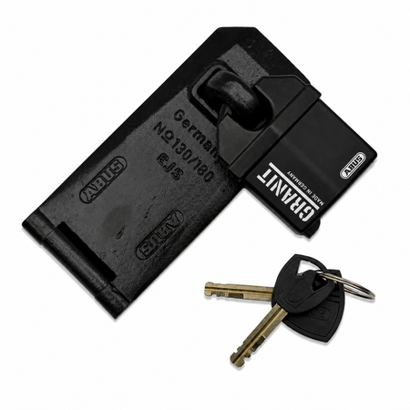Porte-cadenas ABUS Granit avec cadenas haute sécurité et clés