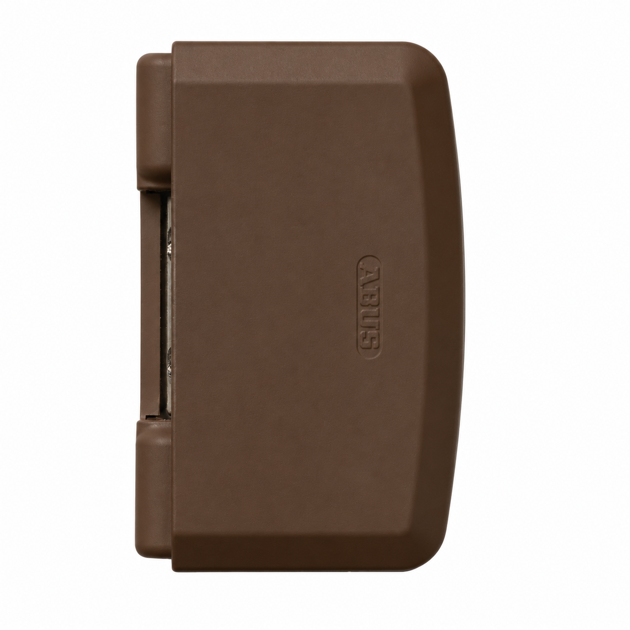 Protège-gonds ABUS TAS112 marron sur fond blanc