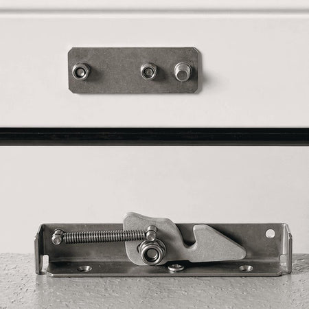 Verrou de volet roulant Preciblock en position deverrouillee