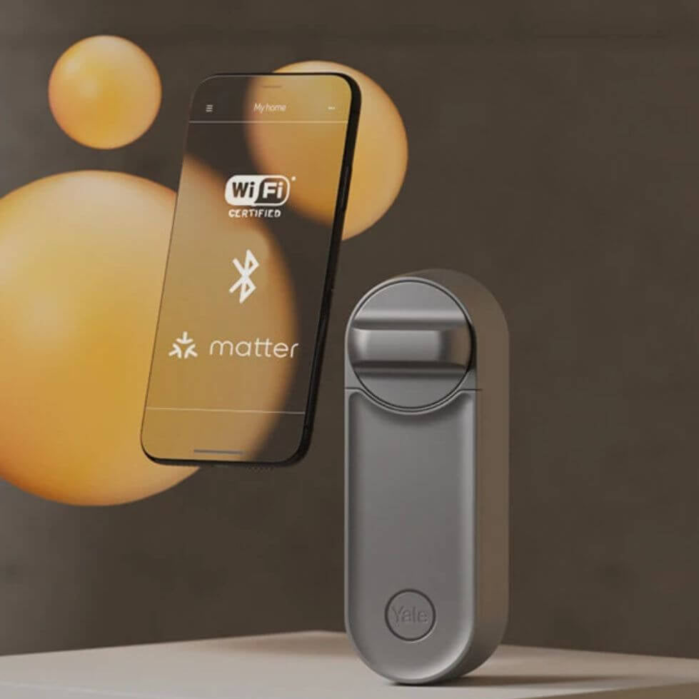 serrure connectée porte d'entrée yale linus l2 image app