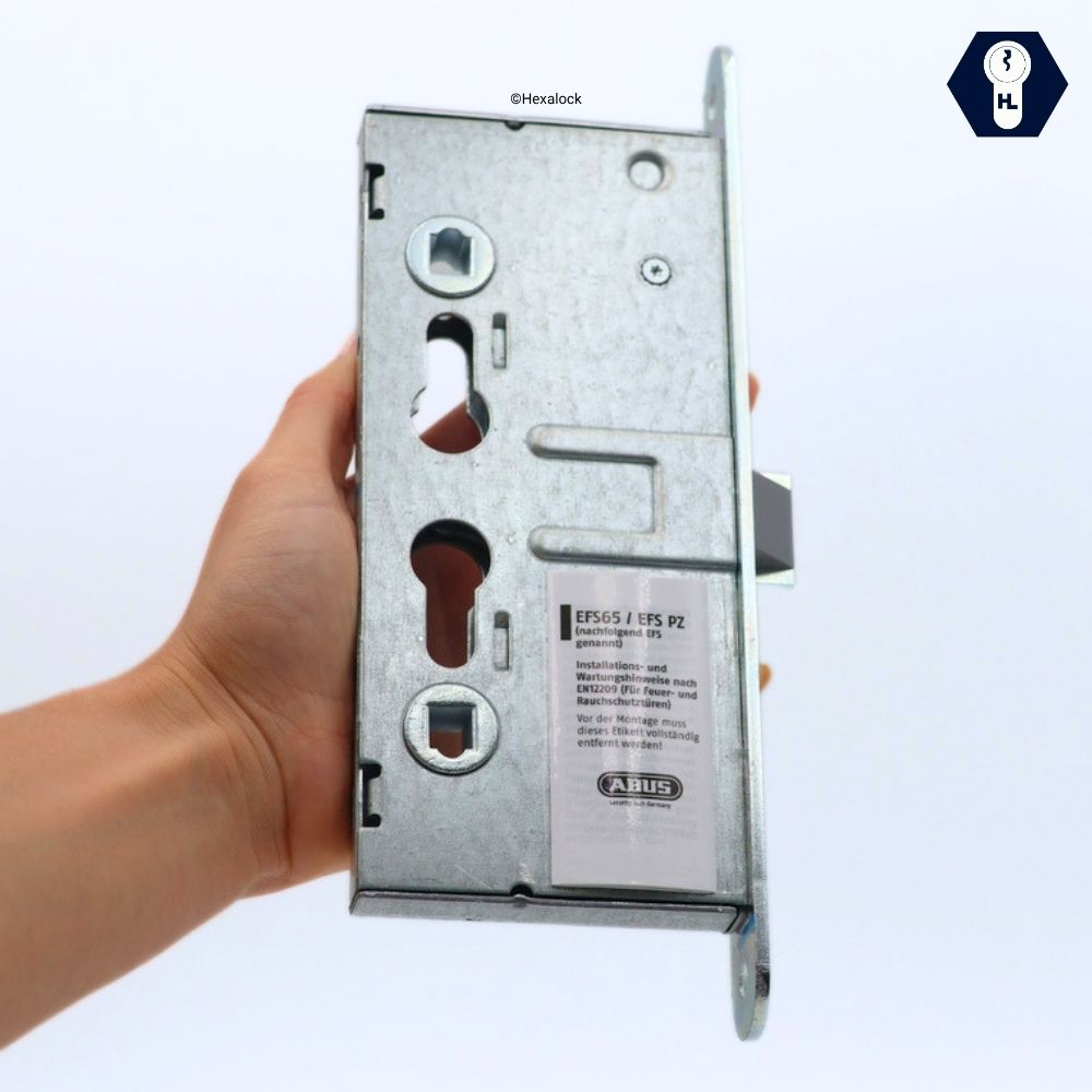 serrure encatsrée porte coupe feu de abus, modèle efs 65. Porte techniques.