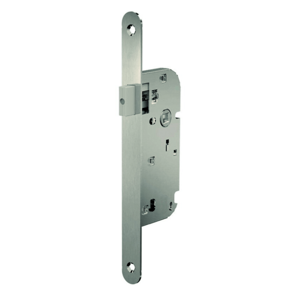 serrure magnetique pour chaambre sans verrouillaage. Axe 40. Gris inox. 