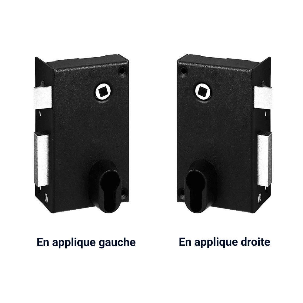 Serrure verticale en applique Abus 70x120 applique