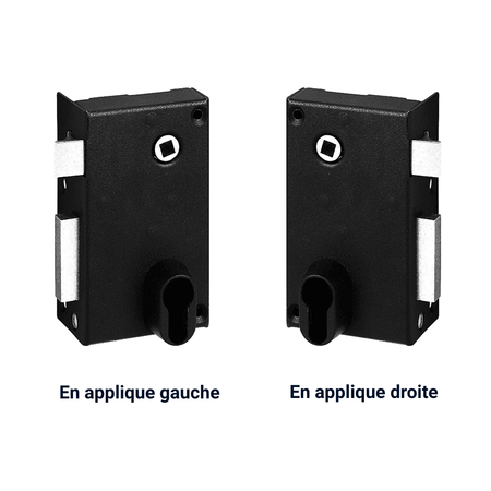 Serrure verticale en applique Abus 70x120 applique