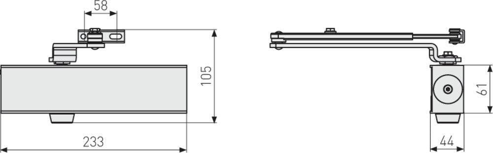 Ferme porte fort passage abus ac7224 schema