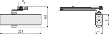 Ferme porte fort passage abus ac7224 schema