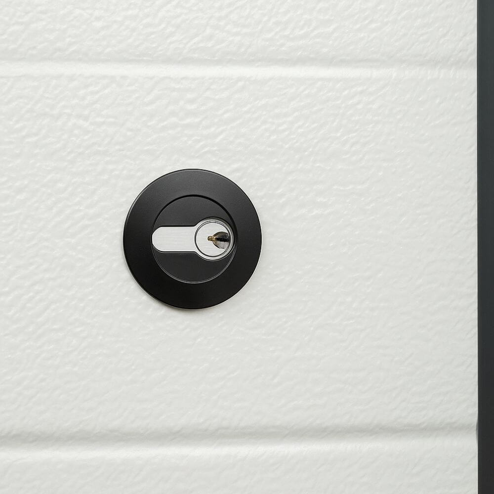 Verrou de porte de garage traversant à clé très haute sécurité FL serrure
