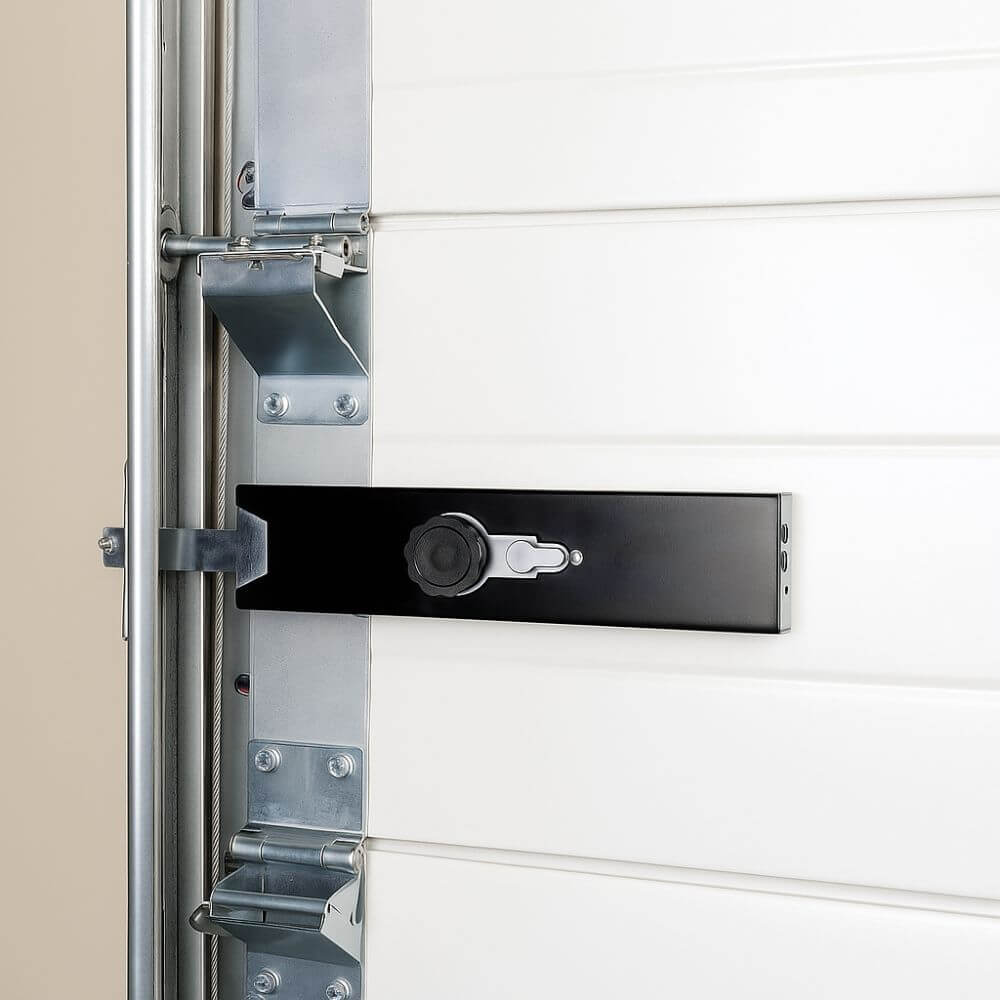 Verrou de porte de garage traversant à clé très haute sécurité FL installation