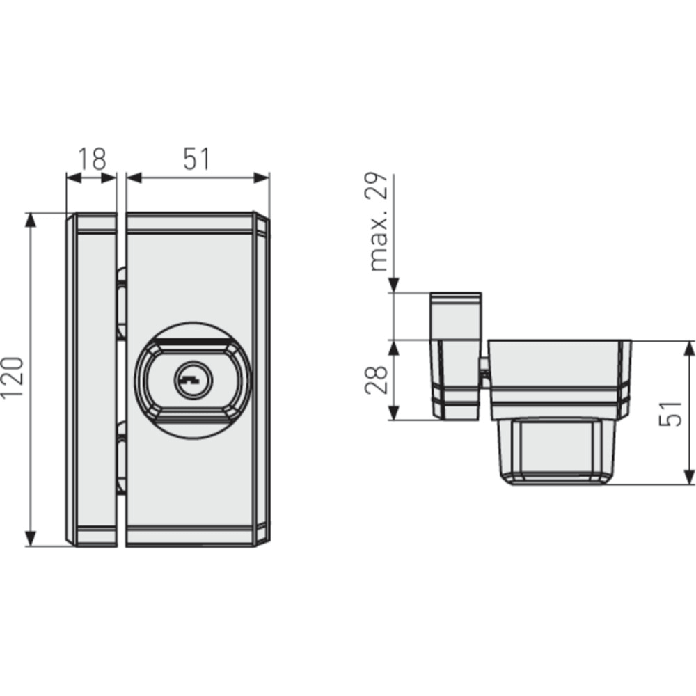 verrou fenêtre abus fts 96 dimensions