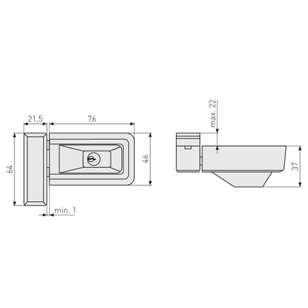 verrou fenêtre oscillo battant abus 3030 dimensions