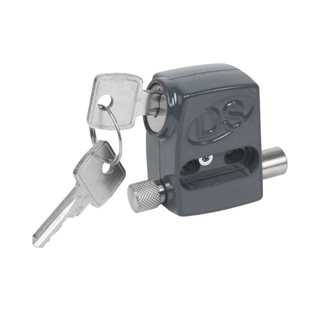 Verrou porte coulissante anthracite